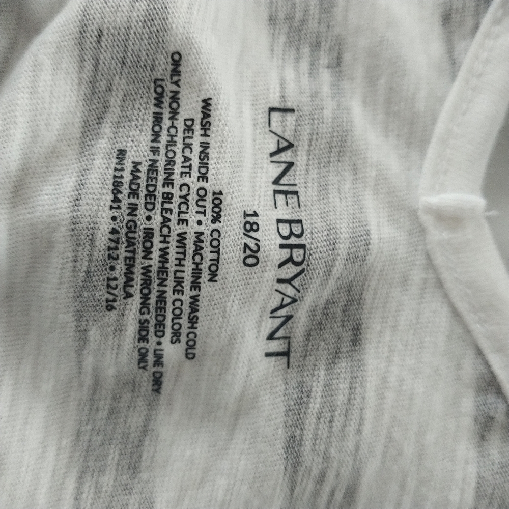 Lane Bryant Cap Sleeve Stripe Top 18/20 - Picture 6 of 6